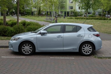 Bir Lexus CT200H Araba Amsterdam 'da Hollanda 6-5-2025