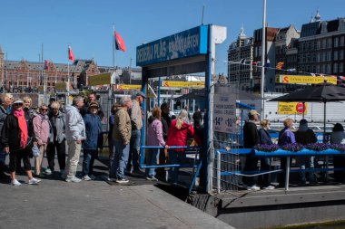 Rederij Plas Canal Tekneleri Amsterdam 'da Hollanda 5-5-2025