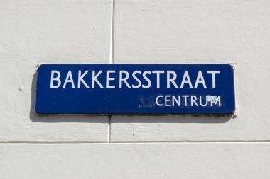 Amsterdam 'da Sokak İşareti 5-5-2025