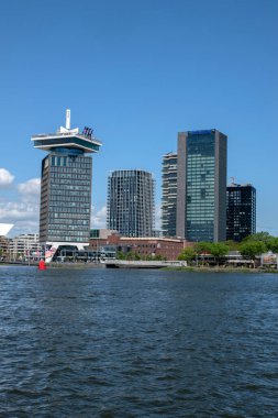 Amsterdam 'daki IJ' de Görünüm 5-5-2025