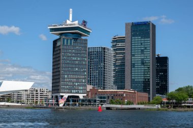 Amsterdam 'daki IJ' de Görünüm 5-5-2025