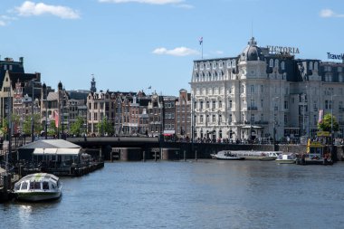 Amsterdam 'daki Havenfront Suyu' na Bakınız Hollanda 5-5-2025