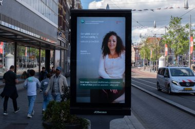 Billboard Gemeente Seksueel Geweld Amsterdam-Amstelland Hollanda 5-5-2025
