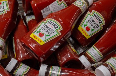 Amsterdam 'da Şişe Heinz Domates Ketçapı Hollanda 20-5-2025