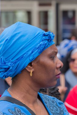 Memre Waka start Keti Koti Festival March through Amsterdam Hollanda 1-6-2025