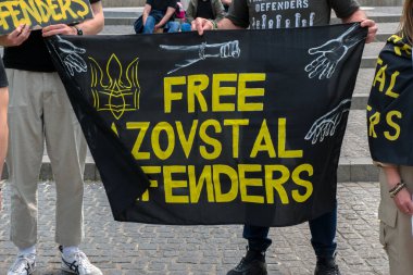 Ukrayna Azov Alayı Amsterdam 'daki Baraj Meydanı' nda Gösteri 1-6-2025