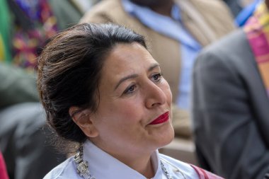 Amsterdam 'daki Keti Koti Festivali' nin açılışında Turist Meliani 1-6-2025