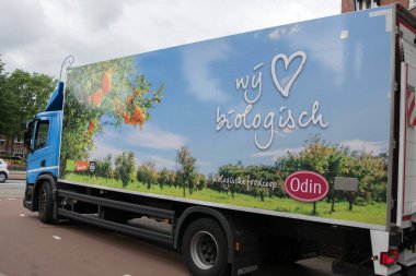 Odin Şirketi Kamyonu Amsterdam 'da Hollanda 5-6-2025