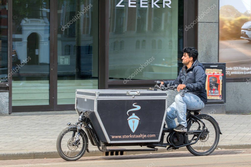 Delivery Bike Sterk Staaltje At Amsterdam The Netherlands 6-6-2025
