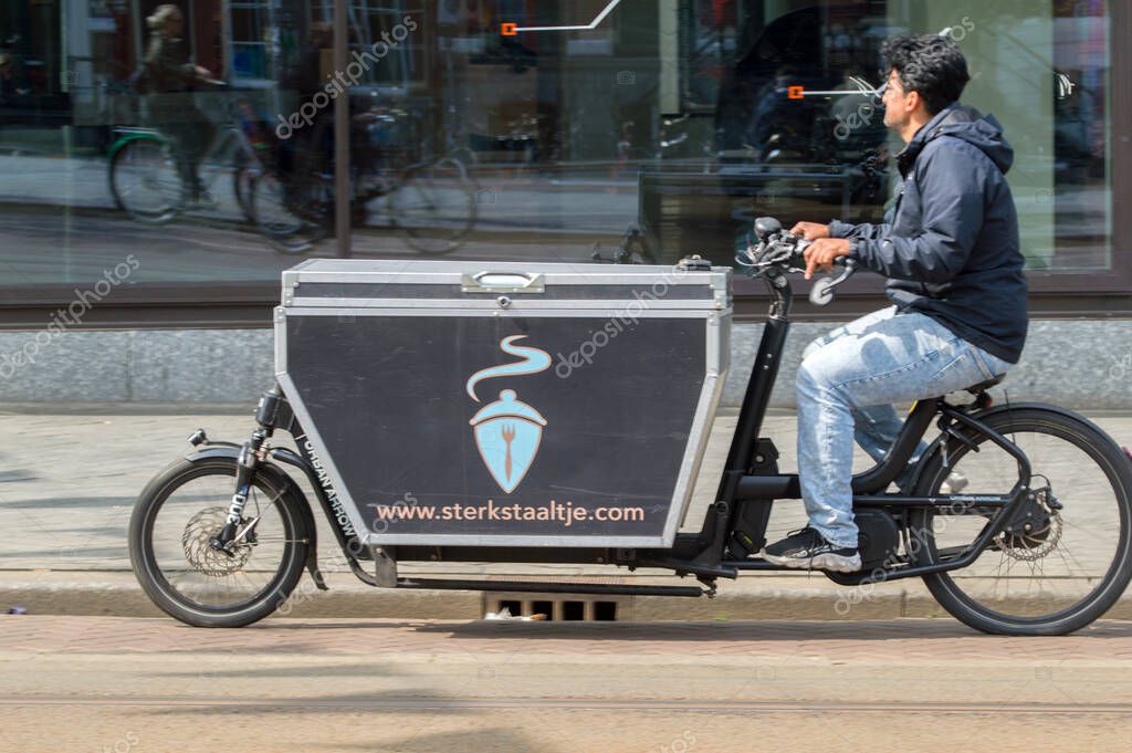 Delivery Bike Sterk Staaltje At Amsterdam The Netherlands 6-6-2025