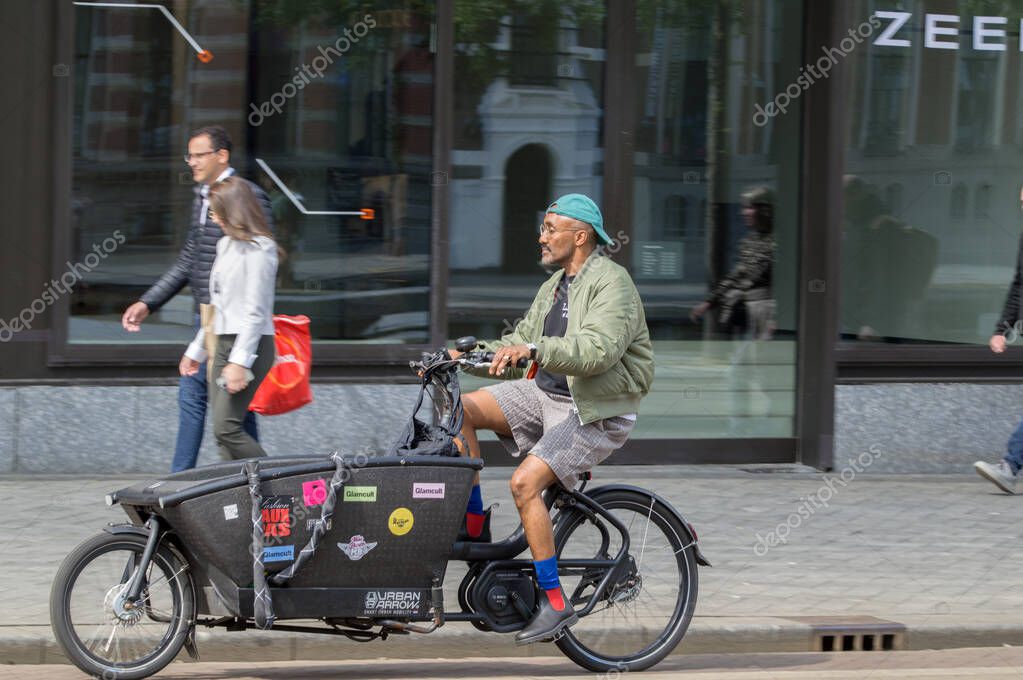 Side View Carrier Bike At Amsterdam The Netherlands 6-6-2025