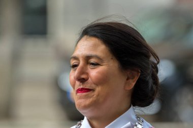 Hollanda 1-6-2025 tarihli Amsterdam Keti Koti Festivali 'nin açılışında Turist Portresi