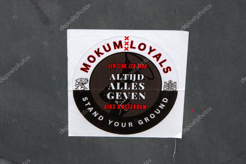 Close Up Mokum Loyals Ajax Football Club At Amsterdam The Netherlands 5-6-2025