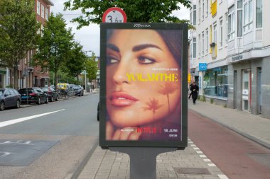 Billboard Netflix Serie Yolanthe Amsterdam 'da Hollanda 24-6-2025