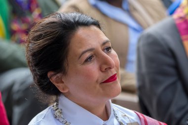 Amsterdam 'daki Keti Koti Festivali' nin açılışında Turist Meliani 1-6-2025