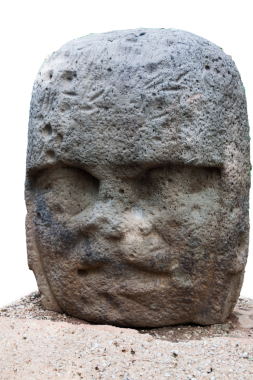 Genç Savaşçı, Olmec Arkeoloji Müzesi, Parque La Venta, Villahermosa, Tabasco Eyaleti, Meksika.