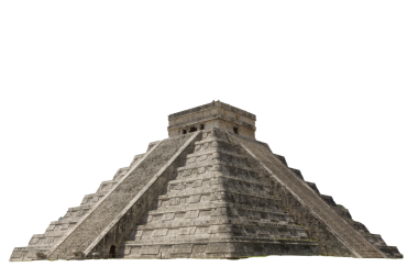 Chichen Itza el castillo Kukuklan Tapınağı, acient kültür, Meksika Yucatan