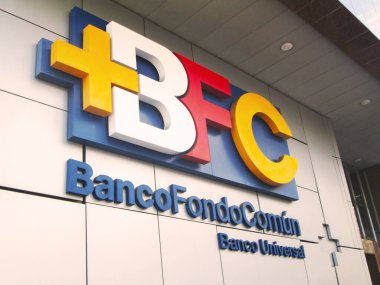 BFC Banco Fondo Comn, C.A. Banco Universal özel sermayesi olan bir Venezuela bankacılık kurumudur. EĞİTİM YÖNETMEN, EĞİTİM, CARACAS, VENEZUELA. 10 Ekim 2024.           