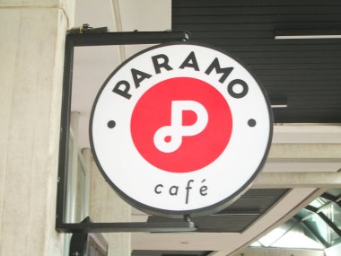 Paramo Cafe, kahve, tatlı ve diğer yemek türlerini satan bir restorandır... EDITORIAL ILLUSTRATIVE, EDITORIAL, CARACAS, VENEZUELA. 10 Ekim 2024.