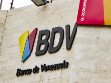İkonik Venezuela Devlet Bankası, Banco de Venezuela. Editör, illüstratör. Venezuela, Karakas 02 Şubat 2025.