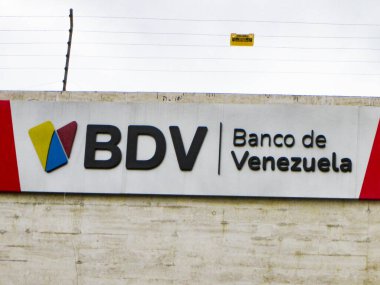 İkonik Venezuela Devlet Bankası, Banco de Venezuela. Editör, illüstratör. Venezuela, Karakas 02 Şubat 2025.