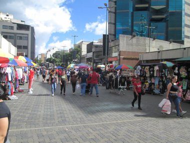 Bulevar de Sabana Grande, Caracas, Distrito Capital. Editör. Venezuela, Karakas 01 Aralık 2024.