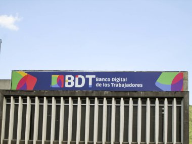 Iconic Venezuela Devlet Bankası, Banco Digital de Los Trabajadores BDT Editör, Editör. Caracas, Venezuela 12 Mayıs 2025.