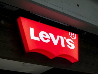 Levi Strauss & Co. store. Editoryal illüstrasyon, editoryal. Caracas, Venezuela 16 Mayıs 2025.