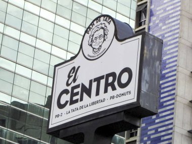 El Centro Pan de Tata Artisanal pastanesi. Editör illüstrasyonu, yazı işleri. Caracas, Venezuela 16 Mayıs 2025.