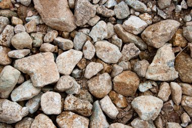 Parçalara ayrılmış bir grup kayanın muhteşem dokusu..