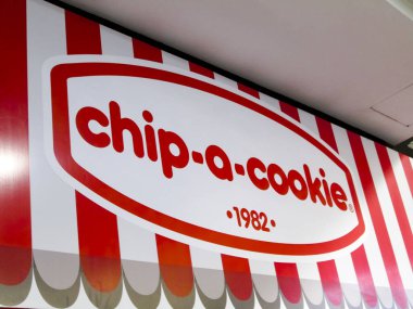 Kurabiye ve içecek satan bir dükkan aç. Editör illüstrasyonu, yazı işleri. Caracas, Venezuela 16 Mayıs 2025.