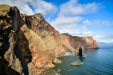 Miradouro de Sao Lourenco 'nun Madeira' daki sahil manzarası çok güzel.