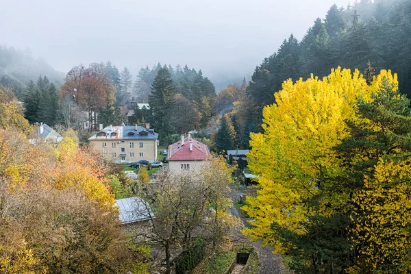 Stiavnica Gebirge Herbstlandschaft Slowakische Republik Reiseziel — Stockfoto