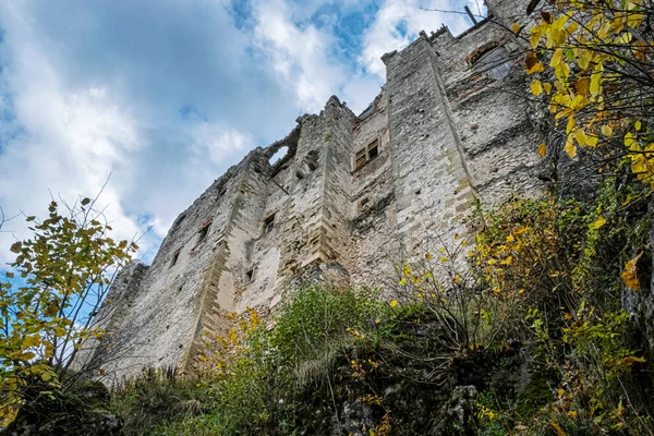 Ruinas Del Castillo Uhrovec Montañas Strazov República Eslovaca Destino Viaje — Foto de Stock