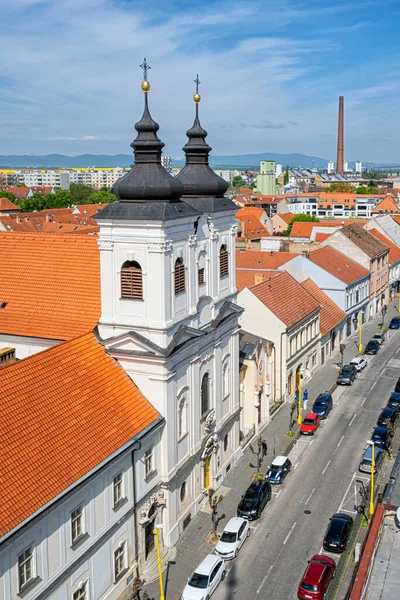 Église Sainte Trinité Trnava République Slovaque Architecture Religieuse Destination Voyage — Photo