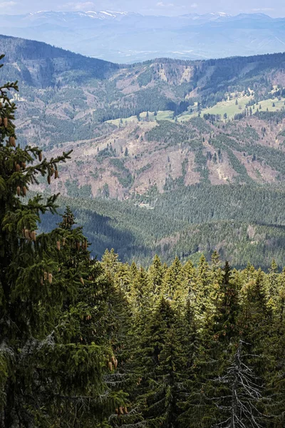 stock image Natural scenery, Polana mountains, Slovak republic. Hiking theme. Seasonal natural scene.