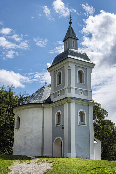 Rotunda of St. George, Nitrianska Blatnica, Slovak republic. Architectural theme.