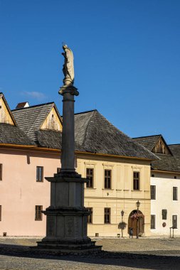 Şehir anıtı rezervi, Spisska Sobota, Slovakya Cumhuriyeti. Mimari tema. Seyahat hedefi.