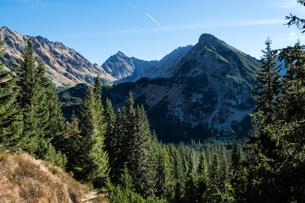 Dill valley, High Tatras mountain, Slovak republic. Hiking theme. Seasonal natural scene.
