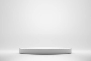 Ürün gösterimi için toplam beyaz renklere sahip gerçekçi 3d oluşturma platformu.