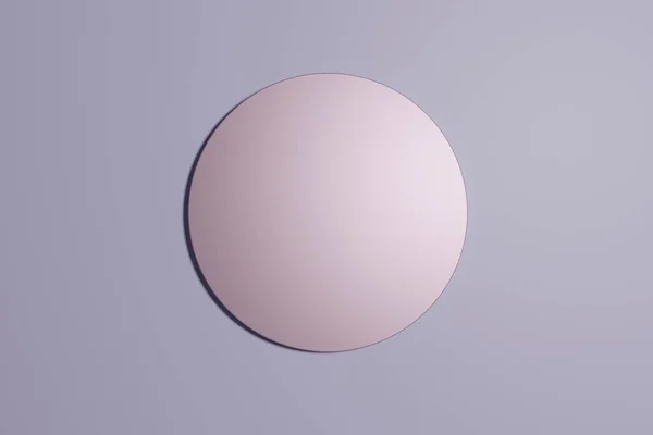 Realistische Rendering Platform Voor Product Weergave Violette Pastel Achtergrond Bovenaanzicht — Stockfoto