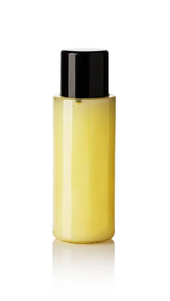 Mini Bottles Cosmetic Products White Background — Stock Photo, Image