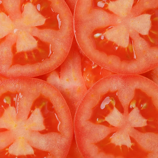 番茄片背景 健康食品背景 — 图库照片