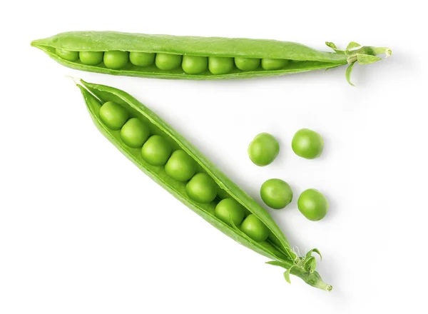 绿豆菜豆 白色背景分离 — 图库照片