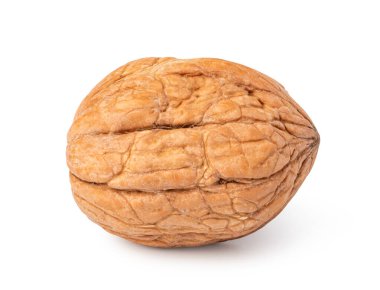 beyaz arkaplanda izole edilmiş ceviz