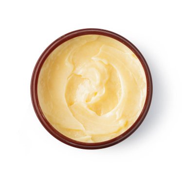 saç maskesi beyaz arkaplanda izole