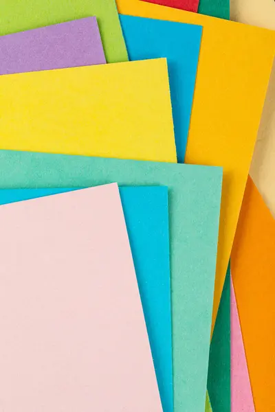 Kleurrijk Van Papier Abstracte Achtergrond — Stockfoto