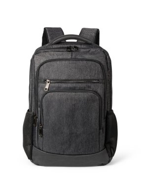 tekstil sırt çantası beyaz arkaplanda izole edildi