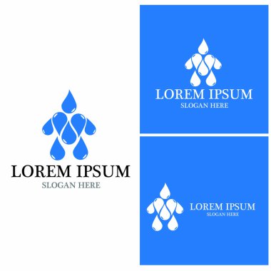 su damlası Logo Şablonu vektör çizimi tasarımı