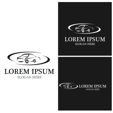 Otomatik araba Logo şablonu vektör çizim simgesi tasarım